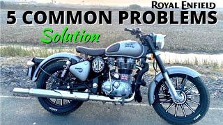 5 Royal Enfield COMMON PROBLEMS with Solutions  RE Troubleshooting [upl. by Cardew]