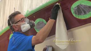 How To Paint Your Fiberglass Boats  PowerBoat TV DIY [upl. by Aivan]