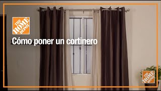 ¿Cómo instalar un cortinero Sigue estos consejos [upl. by Handy]