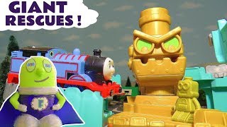 Thomas Toy Train Rescue Stories with the Funlings [upl. by Markowitz421]