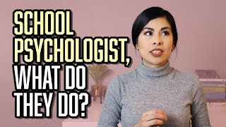 School Psychologist  What do they do [upl. by Aihsekyw]