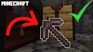 MINECRAFT  How to Make NETHERITE PICKAXE 1161 [upl. by Assiron]