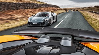 McLarens Finest  675LT vs 600LT  SCD Driven [upl. by Nho]