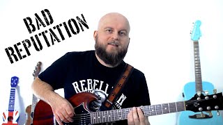 Joan Jett Bad Reputation Guitar Lesson  How to play Bad Reputation tutorial with tabs and chords [upl. by Noram]