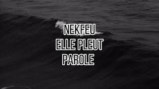 Nekfeu  Elle Pleut paroles [upl. by Dugas]