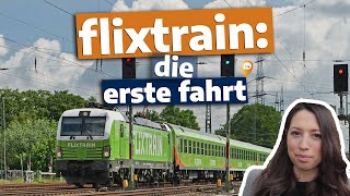 Flixtrain So war die Jungfernfahrt der neuen BahnKonkurrenz [upl. by Martyn]