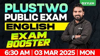 Plus Two Public Exam English  Exam Booster  Xylem Plus Two [upl. by Artek]