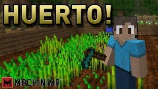 CÓMO HACER UN HUERTO EN MINECRAFT  Plantar de la manera más Eficaz  Versiones 1710 [upl. by Fruin]