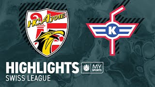 Ajoie vs Kloten 40  Highlights Swiss League  Final Spiel 4 22 [upl. by Arabele458]