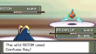 Pokémon Platinum  Capturing Rotom [upl. by Tenn]