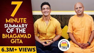 Gaur Gopal Das Monk Explains Bhagawad Gita In 7 Minutes  Beerbiceps  The Ranveer Show [upl. by Melonie761]