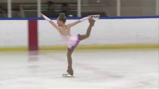 6 Year Old Madison Rapkine 2019 La Jolla Open Championships High Beginner Free Skate [upl. by Adriano]