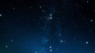 Background for video  Night Sky  Falling Star  Twinkling Star  Loop  No Copyright [upl. by Eirrok]