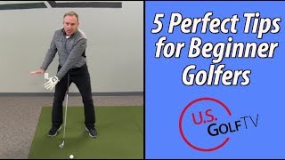 The 5 Best Tips for Beginner Golfers [upl. by Boser]