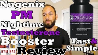 Nugenix PM  ZMA Testosterone Support  Supplement Review [upl. by Tiossem]