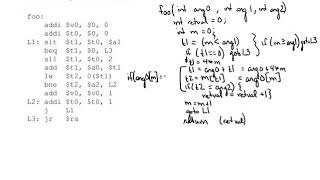 Example Converting MIPS Assembly to C [upl. by Eecal]