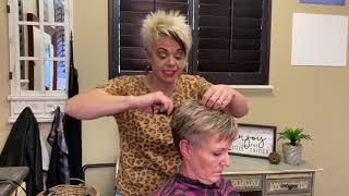 How To Create Volume On Haircuts With Thinning Shears [upl. by Thorr]