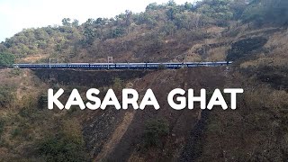 Beautiful Scenes Of Kasara Ghat Mountain Railway [upl. by Arretak]