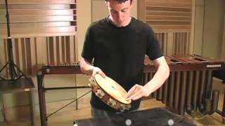 Tambourine 2 Rolls  Vic Firth Percussion 101 [upl. by Llevol]