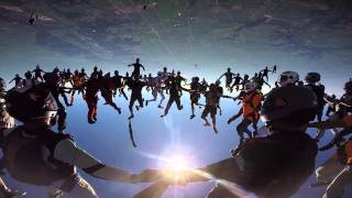 Skydive Formation World Record [upl. by Linson]