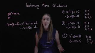 Factorising Monic Quadratics [upl. by Damour]