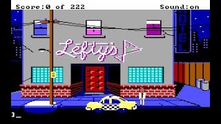 Leisure Suit Larry PCDOS 1987 Sierra OnLine AGI EGA [upl. by Yrovi573]