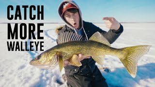 How To Catch MORE Walleye on Ice [upl. by Enimrac123]