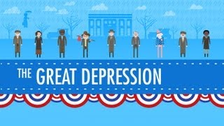 The Great Depression Crash Course US History 33 [upl. by Rimola]