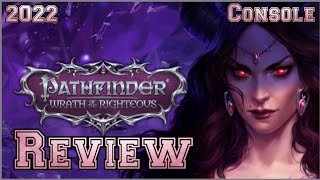 Pathfinder Wrath of the righteous REVIEW Console [upl. by Sedgewinn]