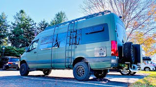 BEAST MODE  4x4 Sprinter Camper Van Custom 4wd Overland Mercedes Build VAN LIFE [upl. by Grous]