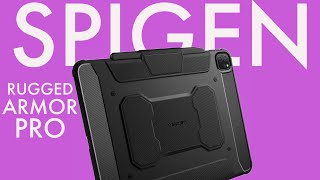 Spigen Rugged Armor Pro Review for M4 iPad Pro 13 [upl. by Ortensia]