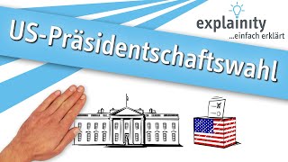 Die USPräsidentschaftswahl einfach erklärt explainity® Erklärvideo [upl. by Lirrad]