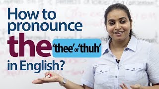 How to Pronounce quotthequot in English  English Pronunciation amp Grammar lesson [upl. by Dionis64]