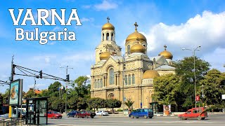 🇧🇬 VARNA Walking Tour  Bulgaria Black Sea  4K HDR 60fps [upl. by Trevah]