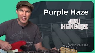 How to play Purple Haze by Jimi Hendrix  Guitar Lesson [upl. by Enenstein]