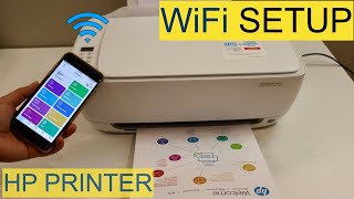 HP Printer WiFi Connection Tutorial [upl. by Aikkan219]