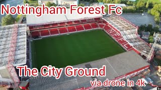 The City Ground  Nottingham Forest FC  drone overview [upl. by Einahpehs]