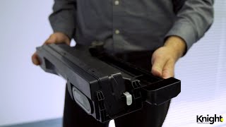 Changing the Waste Toner Cartridge on Sharp Copiers [upl. by Chansoo]