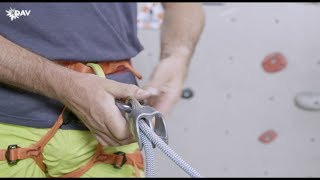 Climb Safe How to belay with the ATC [upl. by Hannej31]