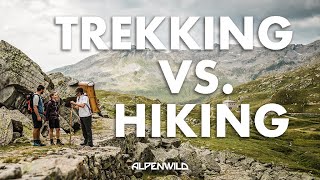 Whats the Difference Between Hiking and Trekking [upl. by Teyugn]