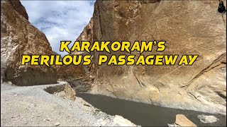 quotThrill Ride Through Karakoram Shimshals Cliffhanger Roadquot [upl. by Werd]