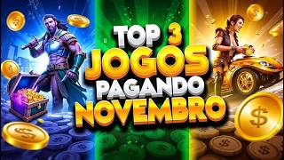 TOP 3 JOGOS NFT GRATUITOS PAGANDO EM NOVEMBRO Ganhe Dinheiro Jogando [upl. by Aiksa]