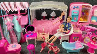 13 Minutes Satisfying with Unboxing Barbie Fancy House Play Set Collection Review Toys  ASMR [upl. by Darline]