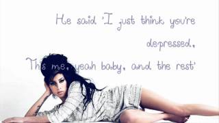 Amy Winehouse Rehab HD Lyrics On Screen [upl. by Naitsirhk]