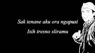 Didi kempot Sewu Kuto Lyric [upl. by Oidale232]