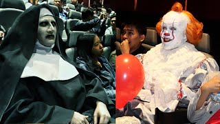 FUNNIEST Scare Pranks COMPILATION  Pennywise VS Valak Whos Scarier [upl. by Maya]