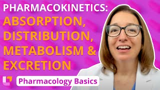 Pharmacokinetics Absorption Distribution Metabolism Excretion  Pharmacology Basics LevelUpRN [upl. by Jarad]