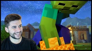 REACTING TO ANIMATION LIFE MINECRAFT MOVIE HEROBRINE Vs STEVE Minecraft Animations [upl. by Eekcaj175]