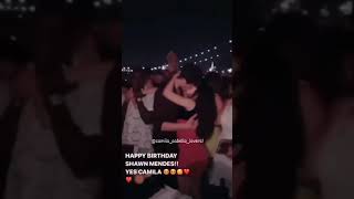 Shawn Mendes And Camila Cabello Kissing On Birthday [upl. by Granese98]