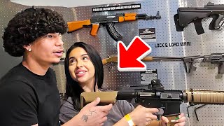 BigEx Takes His Girlfriend To Gun Range [upl. by Yessak]